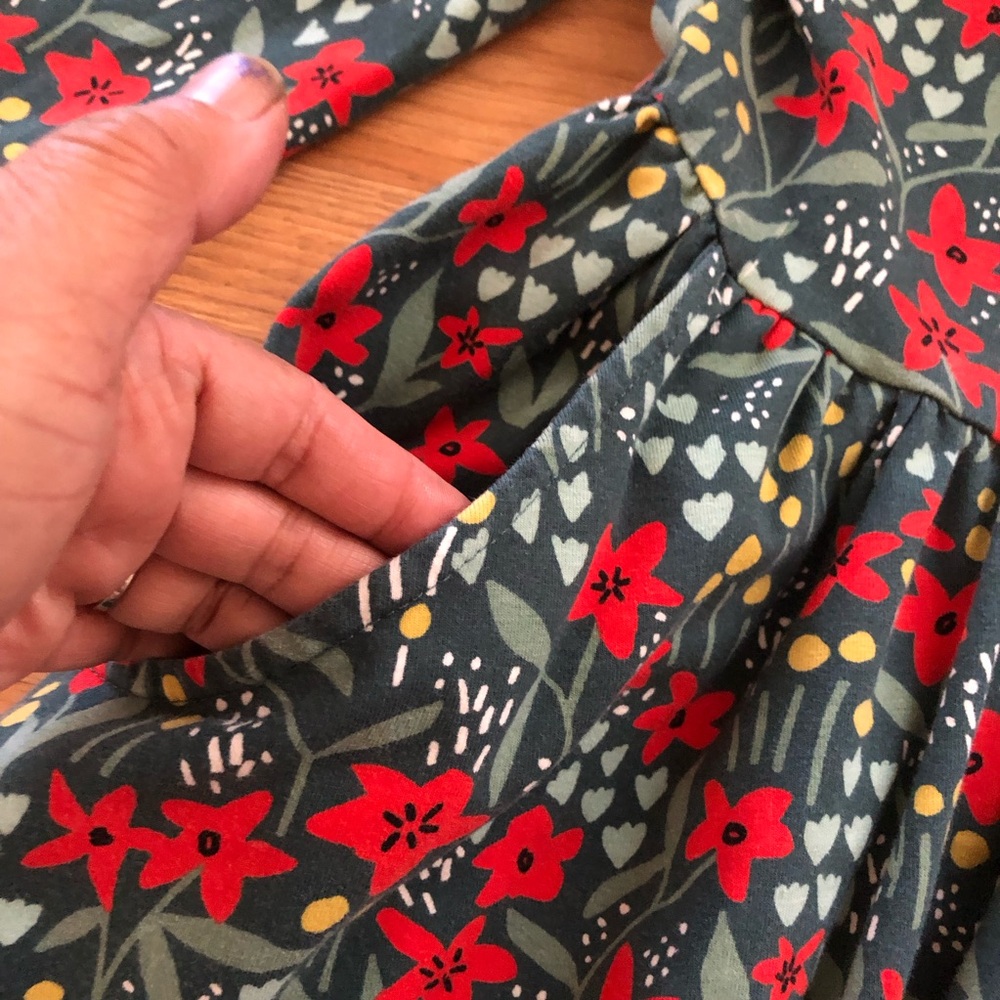 Hanna Andersson Multicolor Floral Dress - Picture 5 of 6